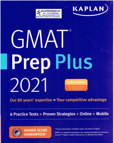 Kaplan GMAT Prep Plus 2021 (NEW)